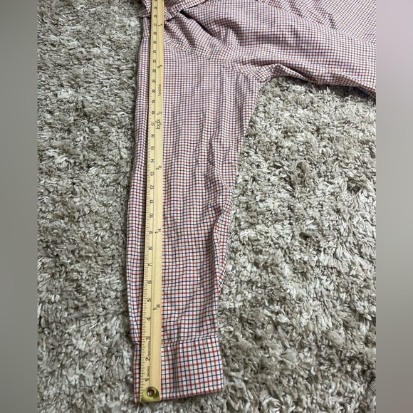 Polo Ralph Lauren XXL Long Sleeve Cotton Button-Down Orange Green Check Casual - Picture 13 of 13